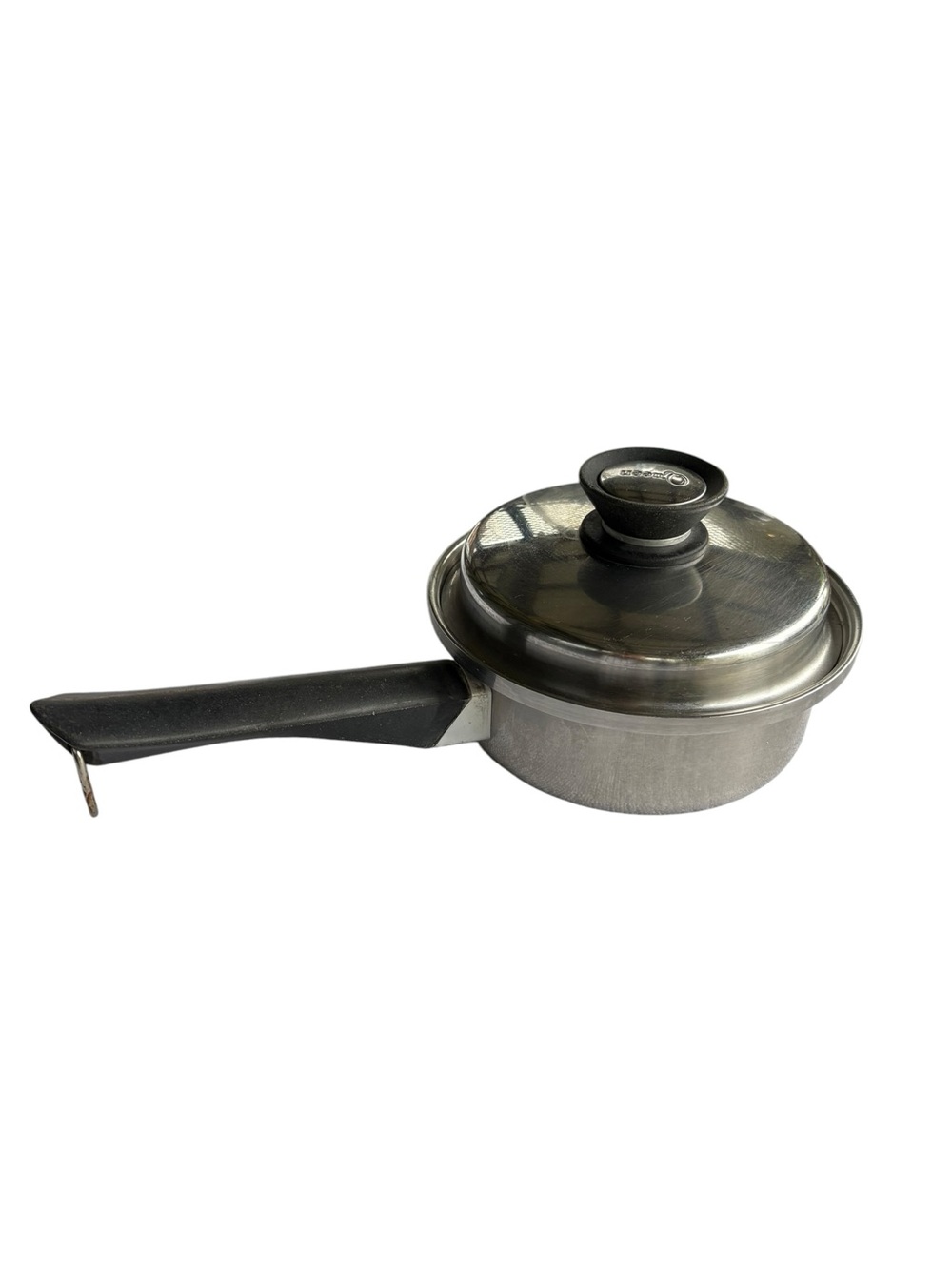 Amway Queen CLEAN 1 Qt Sauce Pan Stainless Multi-Ply 18/8 Pot w/Lid Made USA